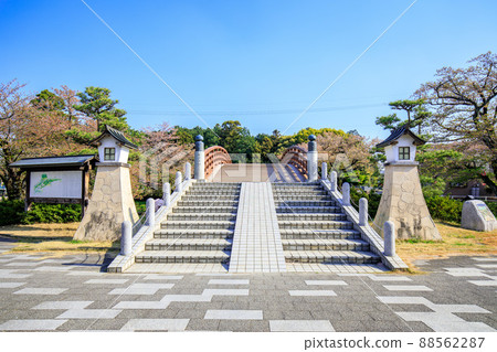 Cutting bridge over Horioseki Park, Oguchi-cho, Niwa-gun Cutting bridge over Horioseki Park, Oguchi-cho, Niwa-gun 88562287