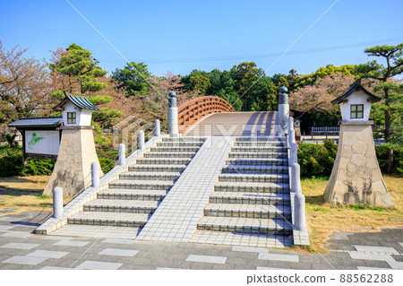 Cutting bridge over Horioseki Park, Oguchi-cho, Niwa-gun Cutting bridge over Horioseki Park, Oguchi-cho, Niwa-gun 88562288