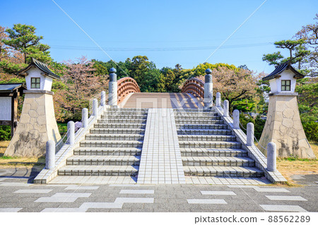 丹羽郡大口町堀關公園的斷橋 88562289