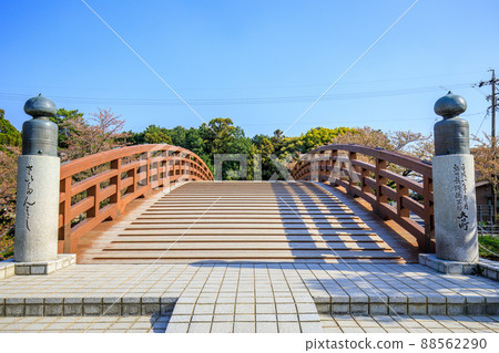 Cutting bridge over Horioseki Park, Oguchi-cho, Niwa-gun 88562290