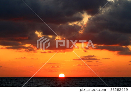 Sunset on the Mediterranean in northern Israel Sunset on the Mediterranean in northern Israel 88562459