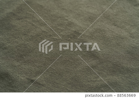 closeup shot of green premium cotton fabric 88563669