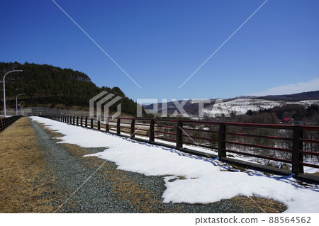 Lake Iwado in spring Lake Iwado in spring 88564562