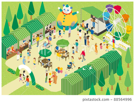 Isometric early summer event 88564996