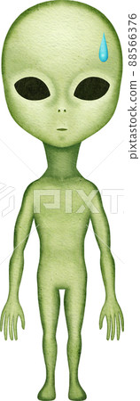 Illustration of an alien 88566376