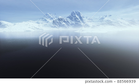 Mountains to the sea in the Chukotka region 88566939
