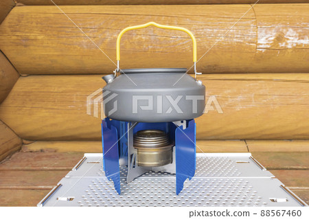Alcohol burner and kettle 88567460