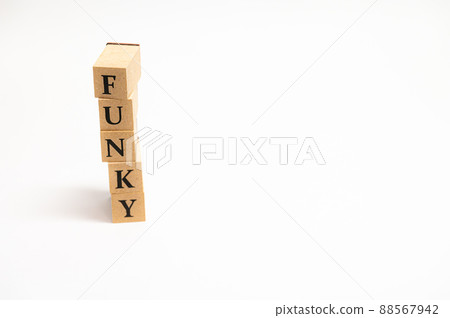 English word block FUNKY English word block FUNKY 88567942