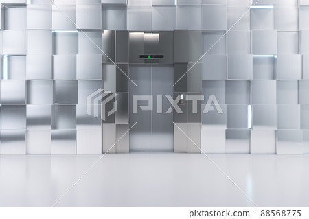 Metallic elevator or passenger lift 88568775