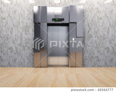 Metallic elevator or passenger lift 88568777