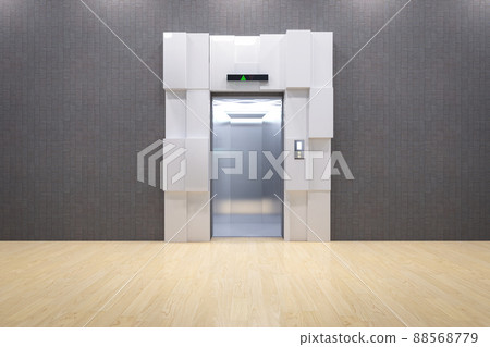 Metallic elevator or passenger lift 88568779
