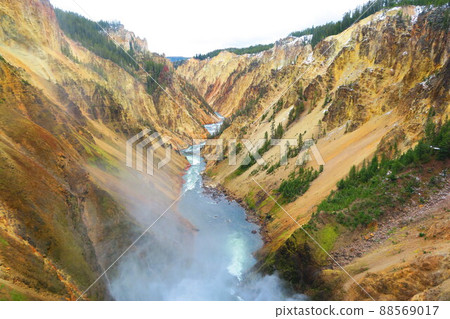 Upper Waterfall in Yellowstone National Park 88569017