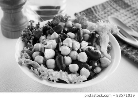 Bean Salad Breakfast Beans Salad Mixed Beans Healthy 88571039