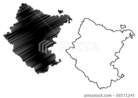 Arezzo province Italy Italian Republic Stock Illustration