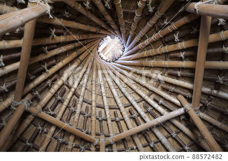 Yayoi period ruins in Tsuyama City, Okayama Prefecture: Numa Yayoi Residence Ruins (inside the residence) 88572482