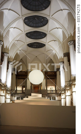 Stockholm, Sweden - November 6, 2018: Interior of Nordic Museum. It is dedicated to the cultural history and ethnography of Sweden. 88574278