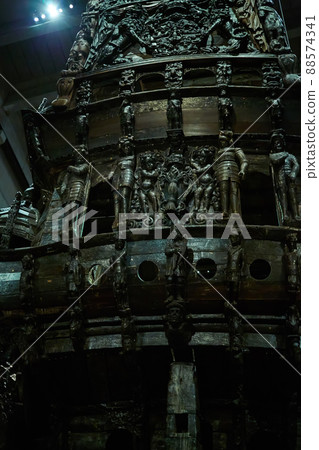 Stockholm, Swden - Novemer 6, 2018. Visit of The Vasa ship in Vasa Museum. Stockholm, Swden - Novemer 6, 2018. Visit of The Vasa ship in Vasa Museum. 88574341