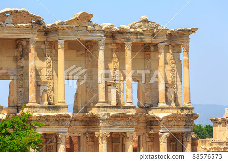 Celsus Library in Ephesus, Turkey 88576573