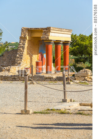 Knossos, Crete ruins of the Minoan Palace, Greece Knossos, Crete ruins of the Minoan Palace, Greece 88576588