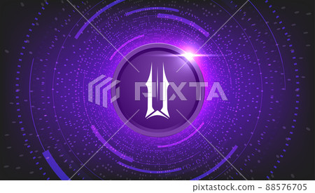 Illuvium ILV banner. ILV coin cryptocurrency concept banner background. 88576705