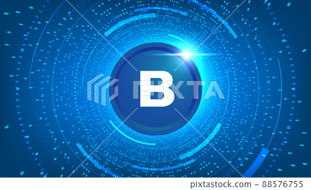 BNX coin cryptocurrency concept banner background. BNX coin cryptocurrency concept banner background. 88576755