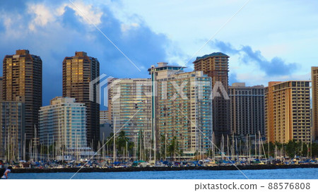 夏威夷檀香山風景 夏威夷檀香山風景 88576808