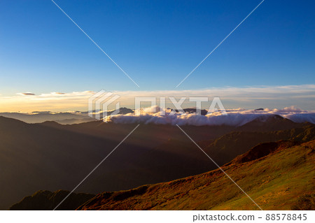 View of Oze from the summit of Mt. Echigo Komagatake 88578845