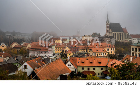 Historic City Of Cesky Krumlov In The Czech Republic In Europe Historic City Of Cesky Krumlov In The Czech Republic In Europe 88582148