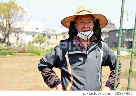 Agriculture senior man Agriculture senior man 88584405