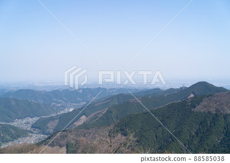 Scenery seen from Fujimine Garden (Mt. Mitake in Okutama) 88585038