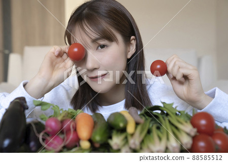 蔬菜和婦女的肖像 蔬菜和婦女的肖像 88585512