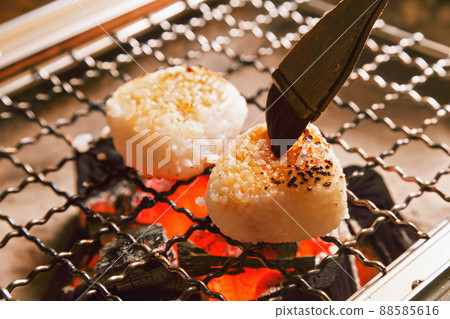 Grilled rice ball Grilled rice ball 88585616