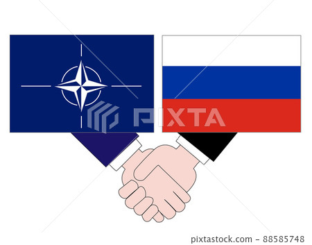 It represents the state of diplomacy between NATO and Russia. It represents the state of diplomacy between NATO and Russia. 88585748