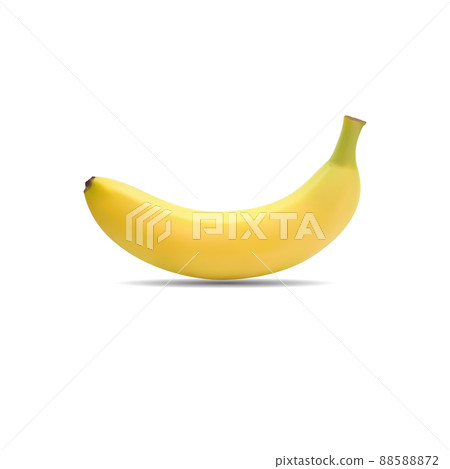 Cavendish banana on white background Cavendish banana on white background 88588872