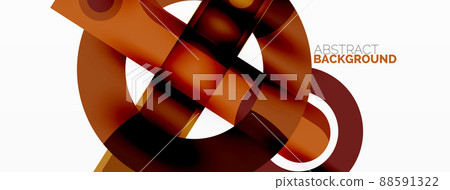 Color geometric stripes, lines abstract background. Minimal geometric template for wallpaper, banner, presentation Color geometric stripes, lines abstract background. Minimal geometric template for wallpaper, banner, presentation 88591322
