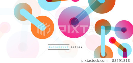 Network concept abstract background. Dots connection. Big data idea. Business template for wallpaper, banner, background or landing Network concept abstract background. Dots connection. Big data idea. Business template for wallpaper, banner, background or landing 88591818