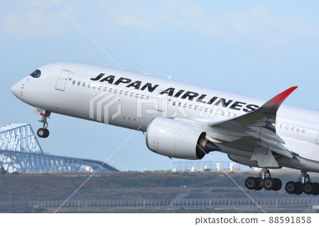 Japan Airlines (JAL) passenger plane A350-900 88591858