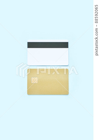 Plastic credit card mockup. Color background. Atm empty debit payment Plastic credit card mockup. Color background. Atm empty debit payment 88592065