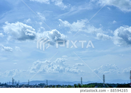 View of the city near Tokyo 88594285