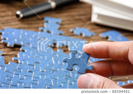 blue jigsaw puzzle blue jigsaw puzzle 88594481