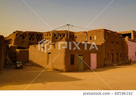 At the streets of Agadez old city, Niger At the streets of Agadez old city, Niger 88596192