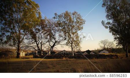 Traditional Ndebele hut at Botshabelo near Mpumalanga, South Africa Traditional Ndebele hut at Botshabelo near Mpumalanga, South Africa 88596283