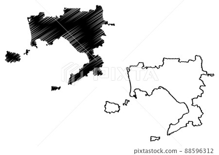 Naples province (Italy, Italian Republic, Campania region) map vector illustration, scribble sketch Metropolitan City of Naples map Naples province (Italy, Italian Republic, Campania region) map vector illustration, scribble sketch Metropolitan City of Naples map 88596312