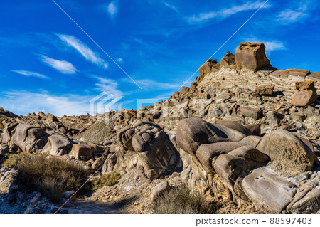 Dragon Tail, Colas de Dragon in Tabernas Desert in Almeria, Spain Dragon Tail, Colas de Dragon in Tabernas Desert in Almeria, Spain 88597403