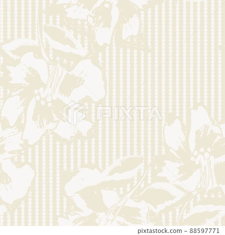 Floral Brush strokes Seamless Pattern Design Floral Brush strokes Seamless Pattern Design 88597771
