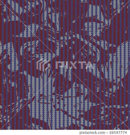 Floral Brush strokes Seamless Pattern Design 88597774