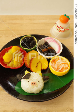 Ox rice balls and New Year dishes Ox rice balls and New Year dishes 88598527