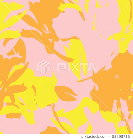 Floral Brush strokes Seamless Pattern Design Floral Brush strokes Seamless Pattern Design 88598716