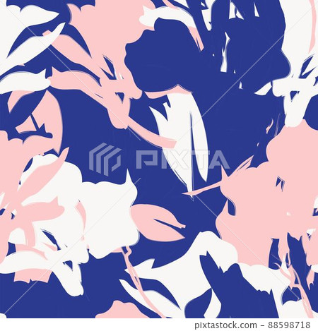 Floral Brush strokes Seamless Pattern Design Floral Brush strokes Seamless Pattern Design 88598718