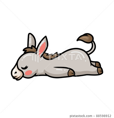 animal, cartoon, donkey 88598912